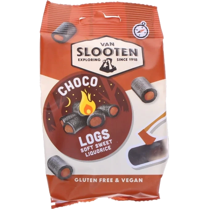 Sötlakrits Choco Logs Glutenfri