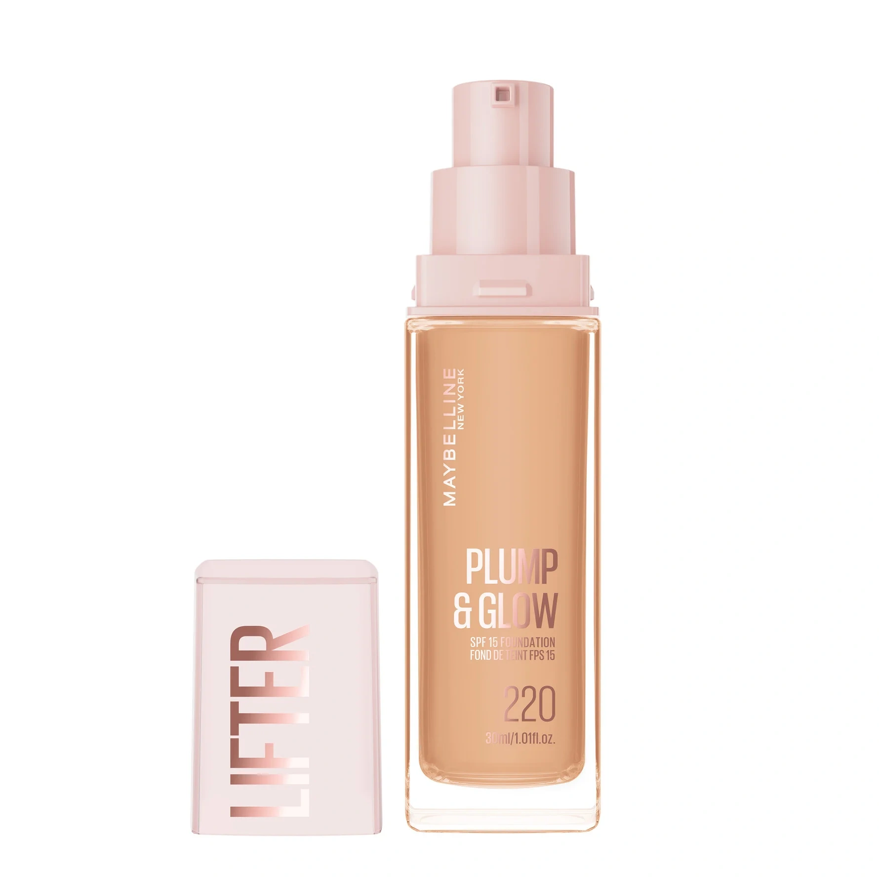 Maybelline Lifter Plump & Glow Foundation 220 30ml