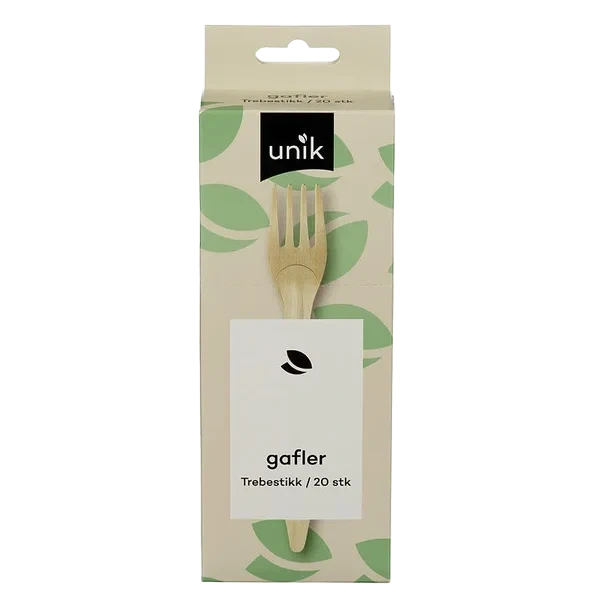 Gafler Trebestikk 20stk Unik