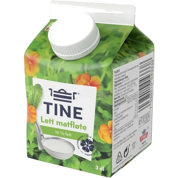 Tine Lett Matfløte 10 % 3 Dl