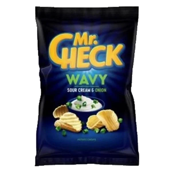 Potato Snack Wavy - Rømme & Løk