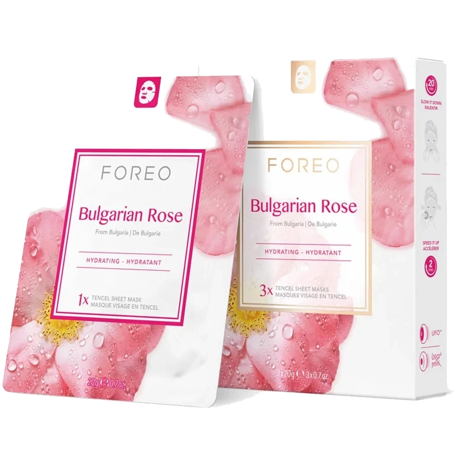 FOREO Farm To Face Bulgarian Rose x 3