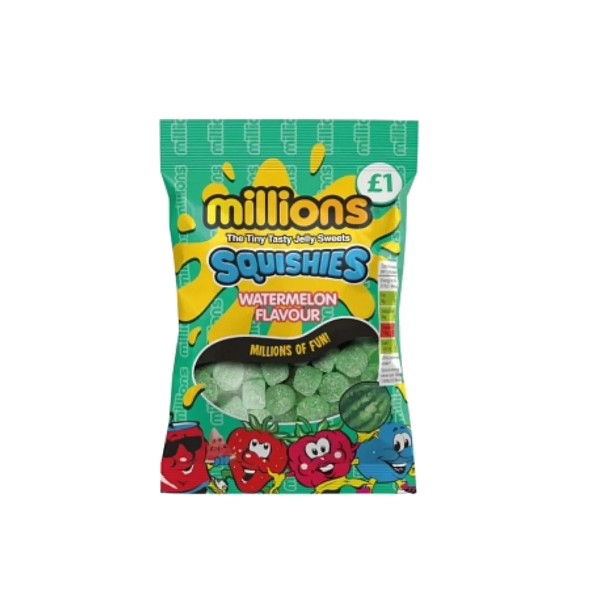 Millions Squishies Watermelon 120g