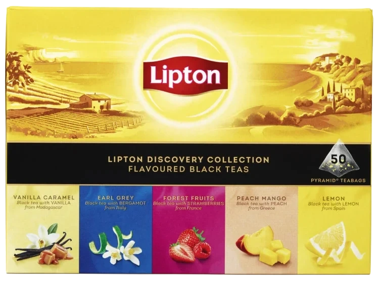 Svart te Discovery collection 50-pack