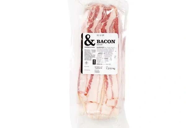 Bacon skivad rulle