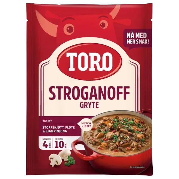 Stroganoff Gryte 105g Toro
