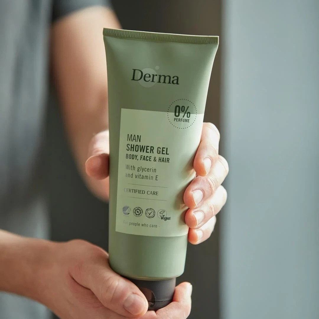 Derma Man Shower Gel 3i1 - Body, face & hair, 350 ml