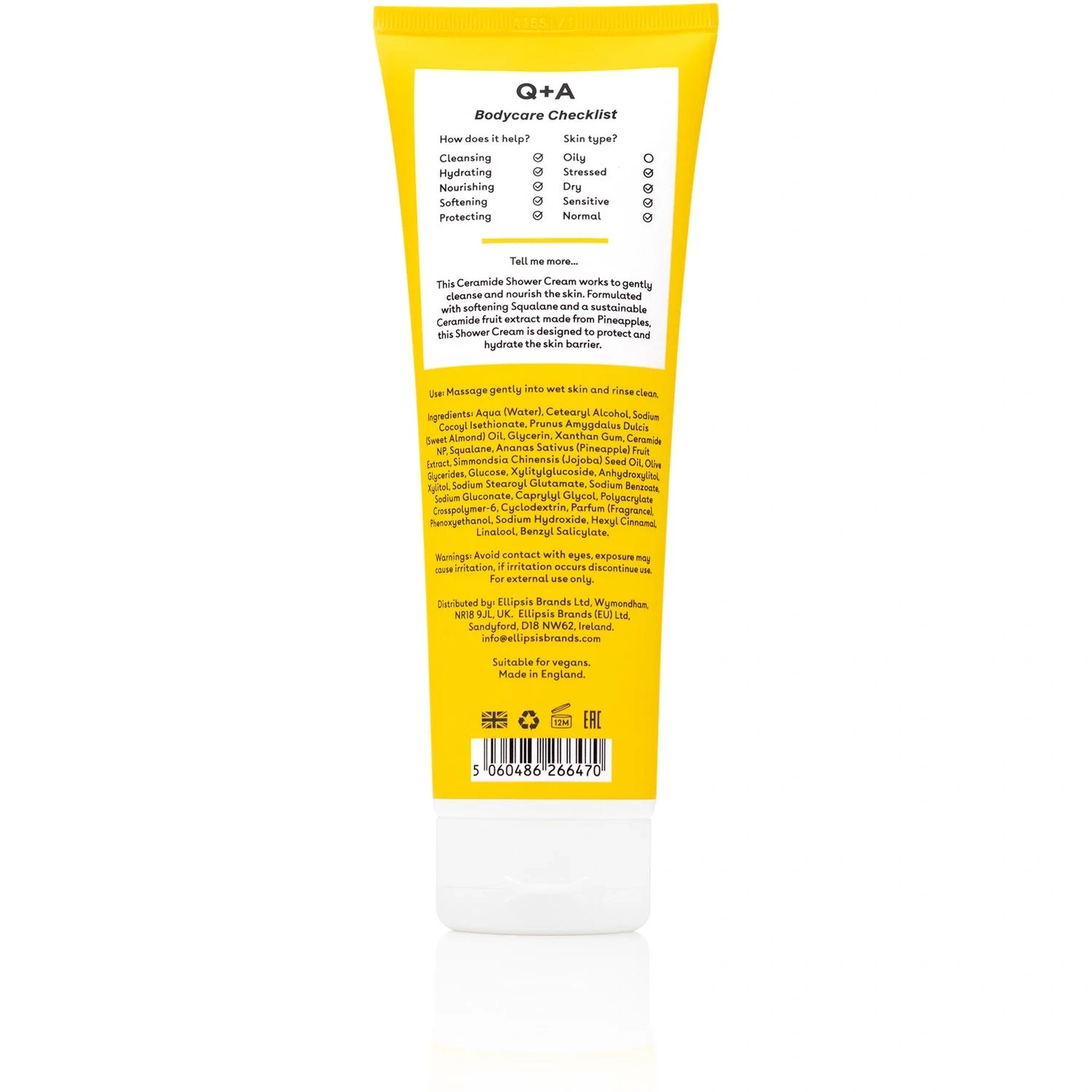 Q+A Ceramide Shower Cream