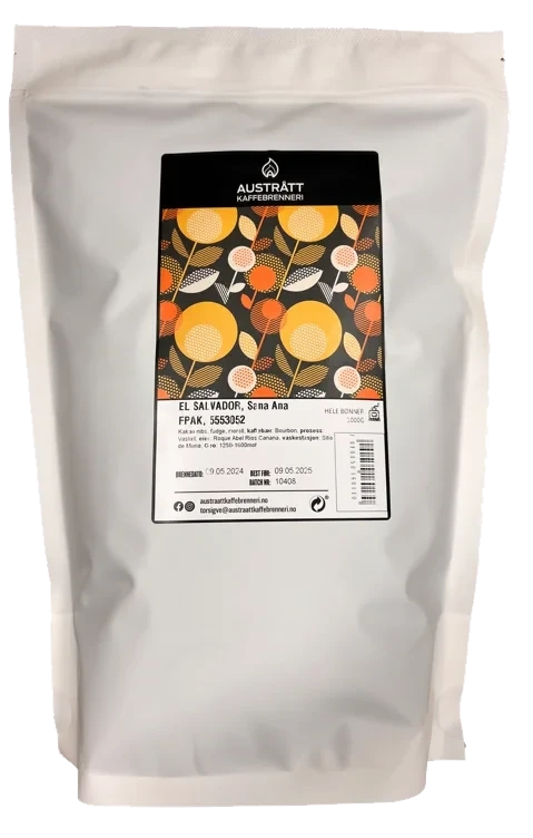 Spesialkaffe sør- og mellom amerika hele bønner 1kg