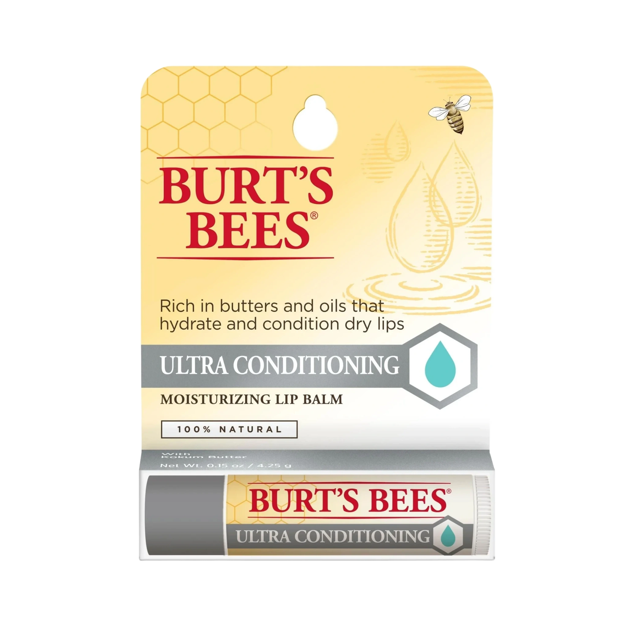 Burt's Bees Lip Balm Ultra Conditioning, 4,25 g