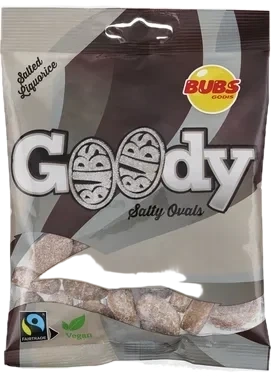 Bubs Goody Salted Liquorice 90g