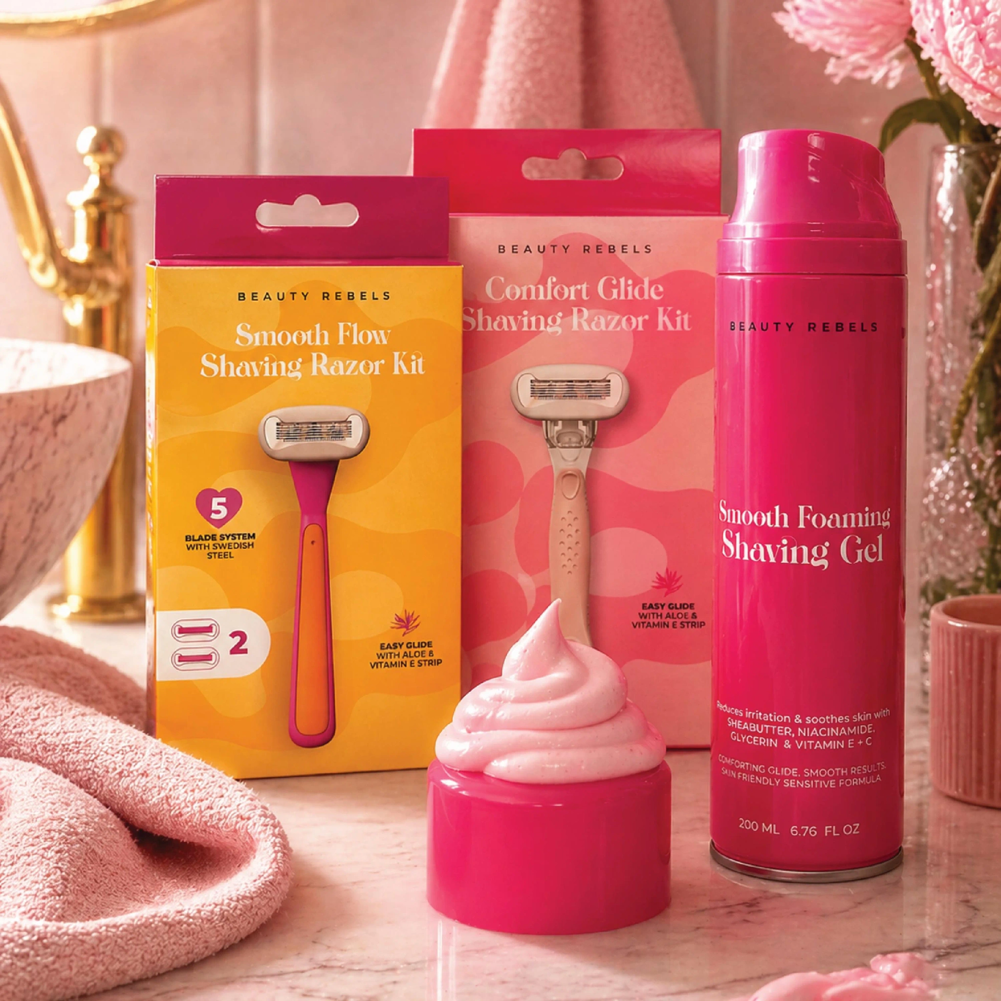 Beauty Rebels Smooth Shaving Foam, 200 ml