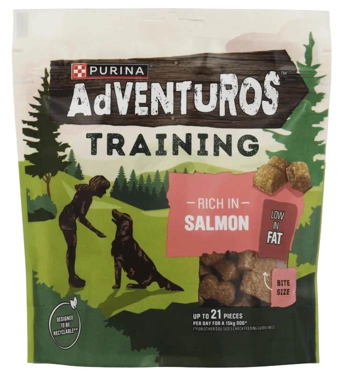 Adventuros Training Treats Laks 115g Purina
