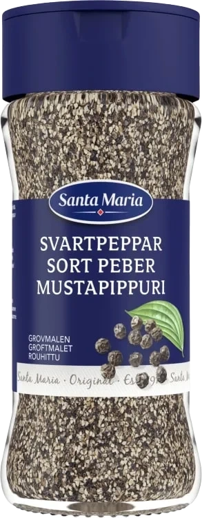 Svartpeppar Grovmalen