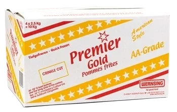 Pommes frites räfflad Premier Gold