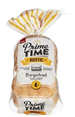 Coop Prime Time Rustic Burgerbrød 320g