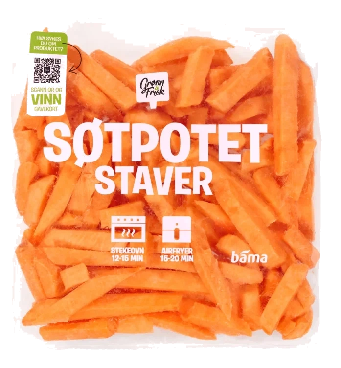 Søtpotet Fries 330g