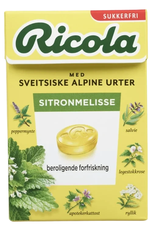 Ricola Sitronmelisse Sf 50g