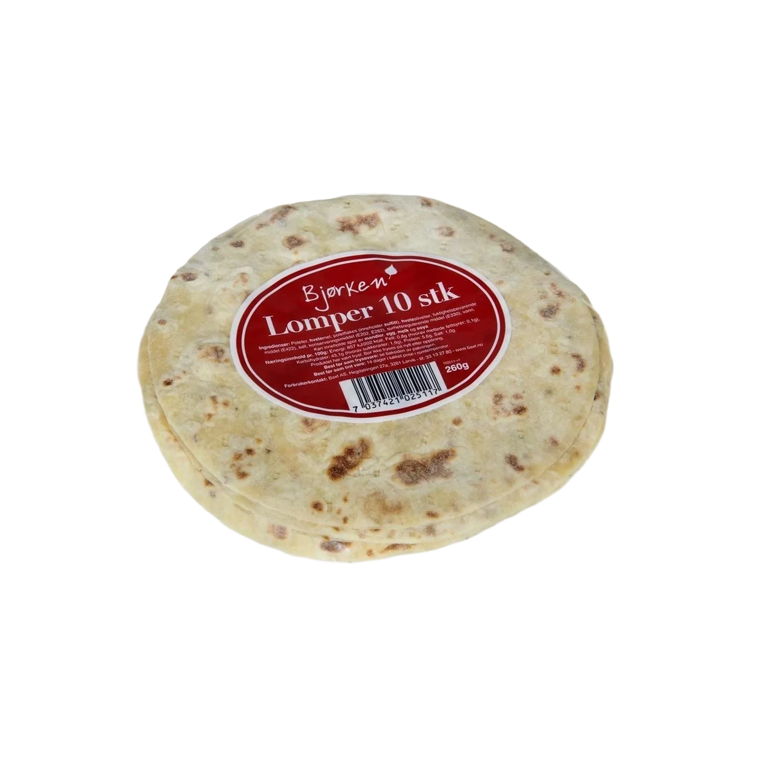 Lompe 10pk 260g Bjørken