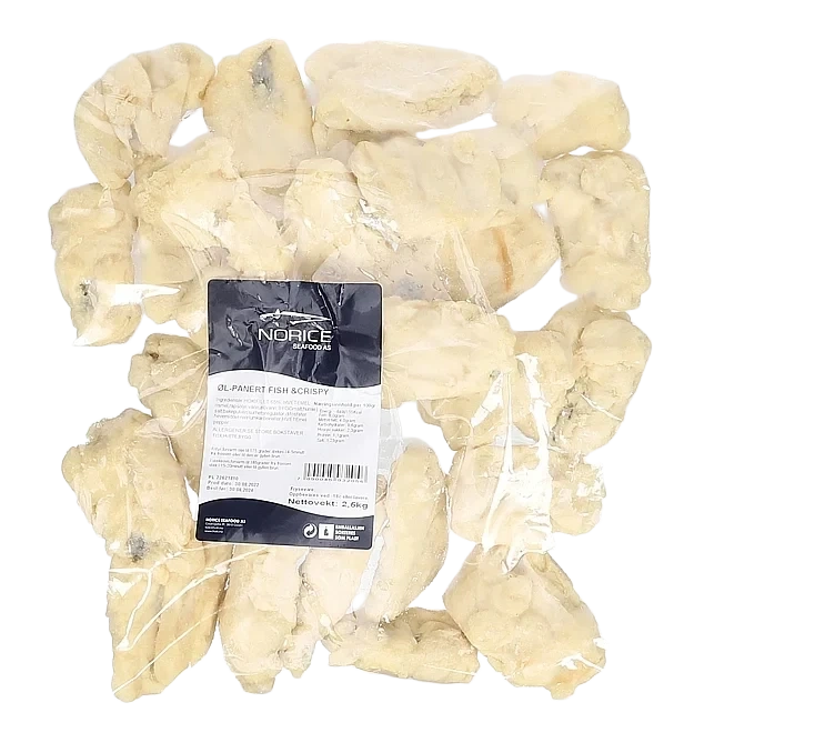 Øl-panert fish & chrispy 2,5kg