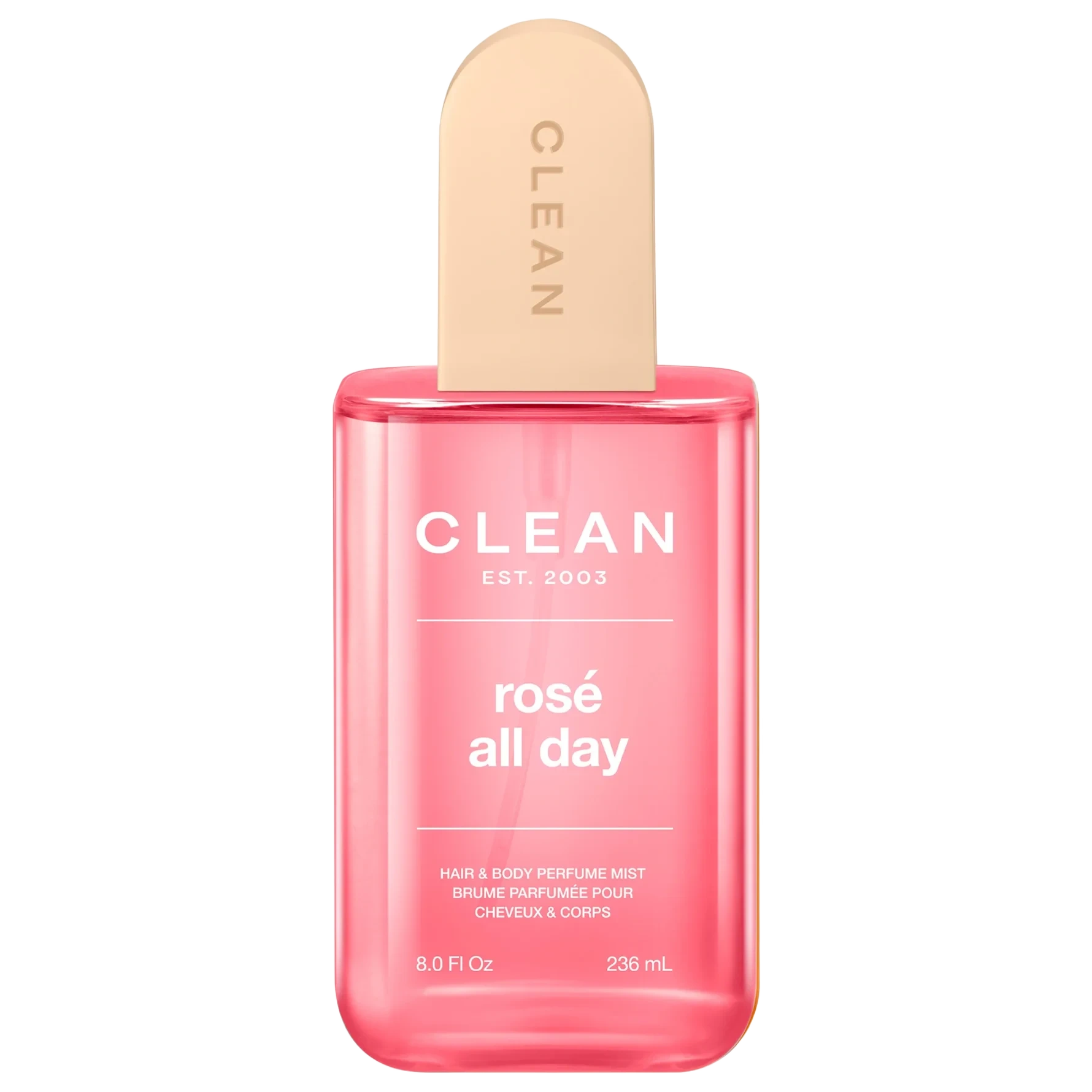 Clean Rosé All Day Hair & Body Perfume Mist 236 ml