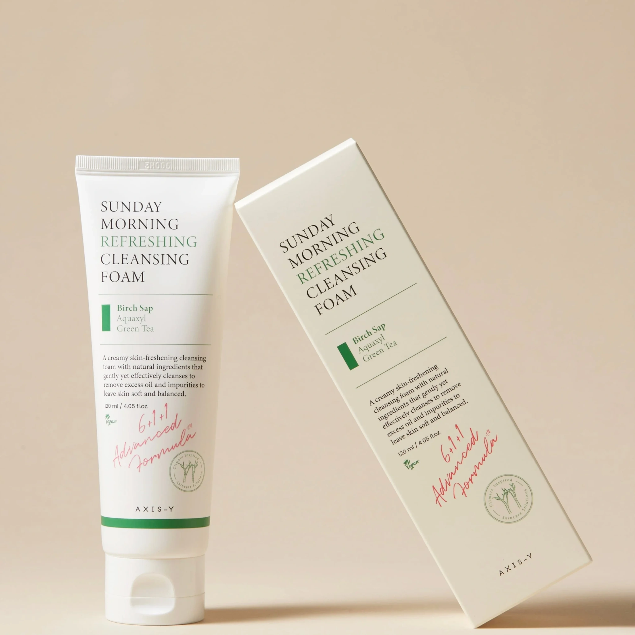 Axis-Y Sunday Morning Refreshing Cleansing Foam, 120 ml