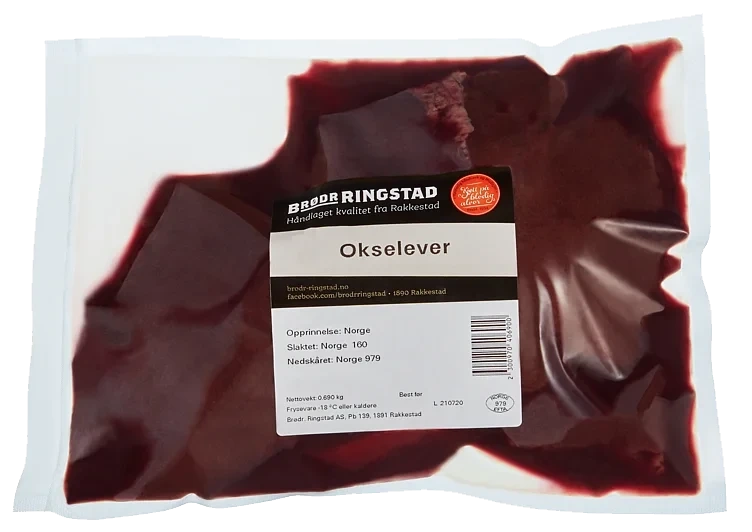 Okselever ca 800g frys    kg