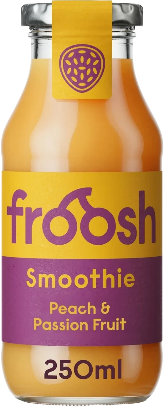 Froosh Fersken&pasjonsfrukt 250ml