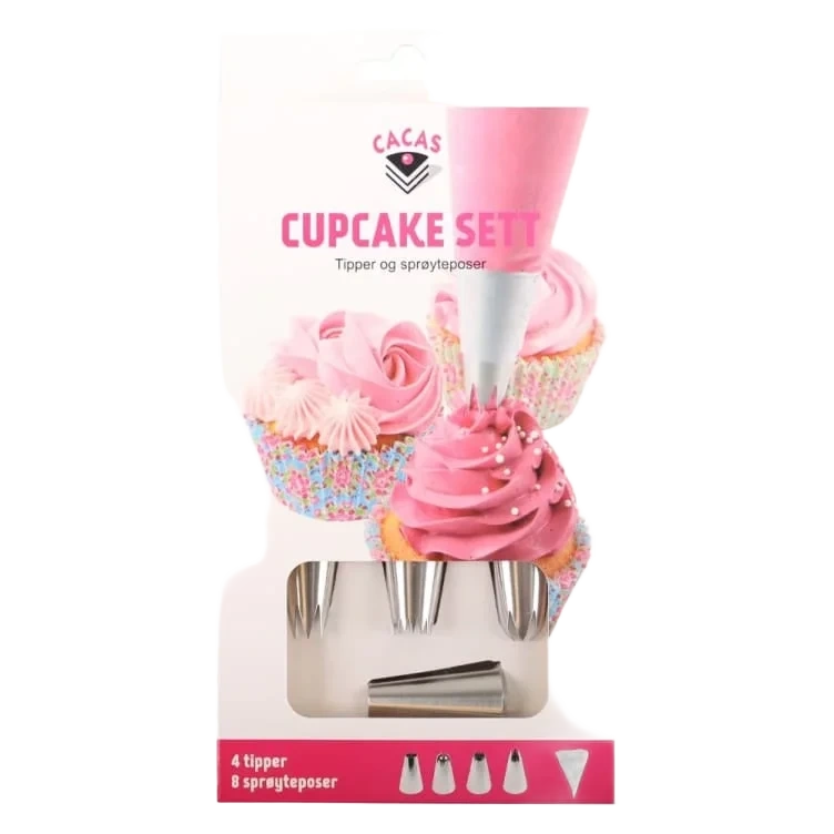 Muffinssett Dekorering 12deler Cacas
