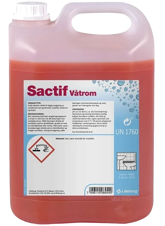 Sactif våtrom s8         5kg