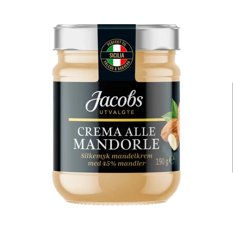 Crema Alle Mandorle 190g Jacobs Utvalgte