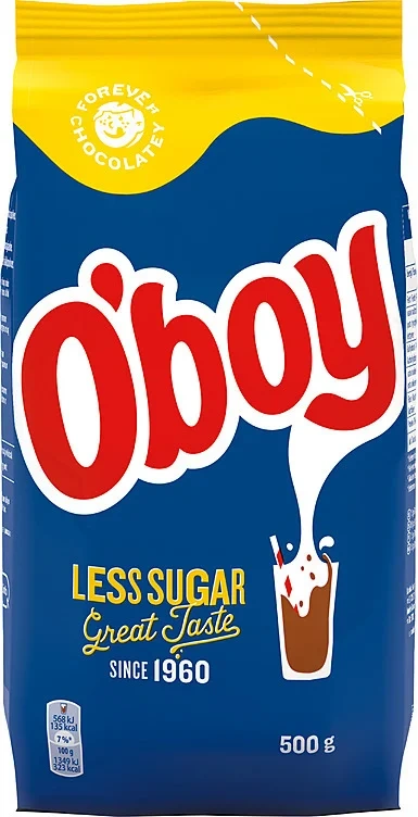 O'boy Mindre Sukker 500g Pose