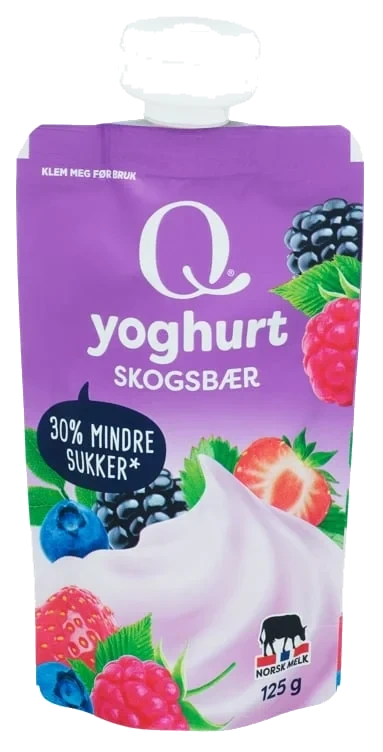 Frokostyoghurt skogsbær 125g