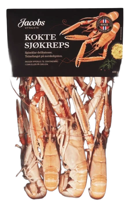 Sjøkreps Kokte 600g Jacobs Utvalgte