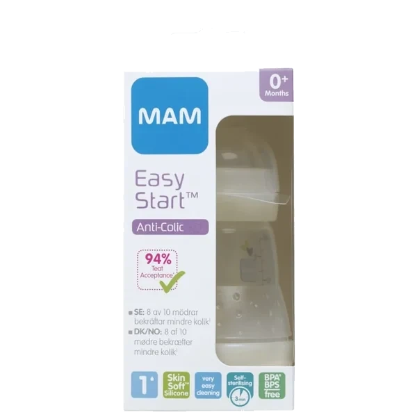 Tåteflaske Anti Kolikk 160ml 1stk Mam