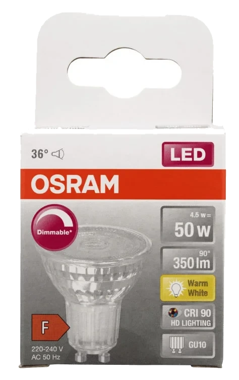 Lyspære Led Spot Par16 50 Dim Gu10 Osram
