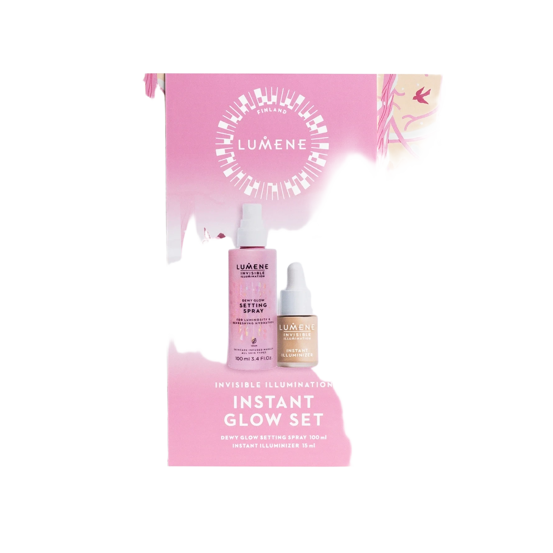 Lumene Invisible Illumination Instant Glow Set