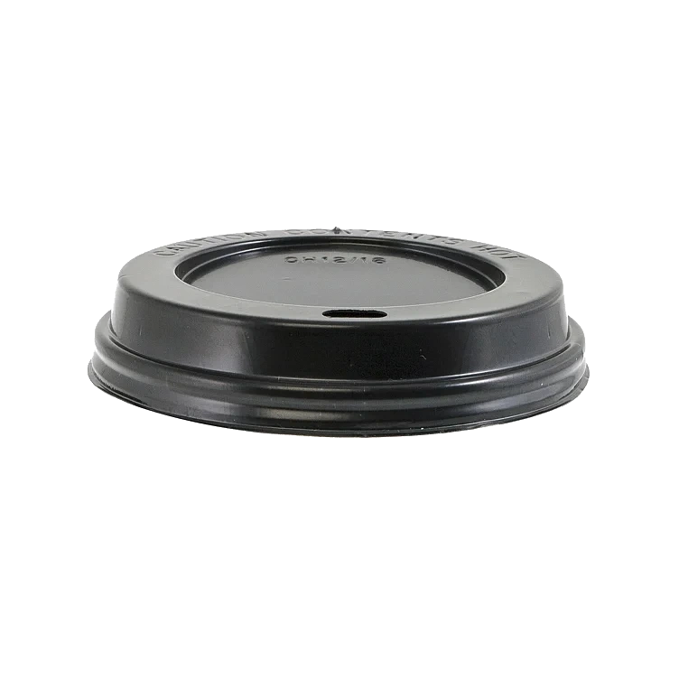 Plastlokk Svart 8oz 100stk