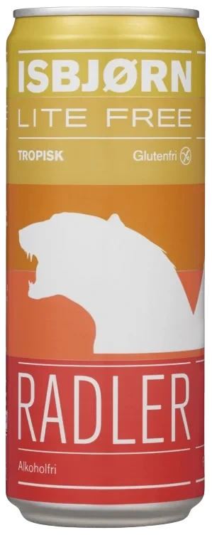 Mack Isbjørn Lite Free Radler Tropisk 0,33l boks