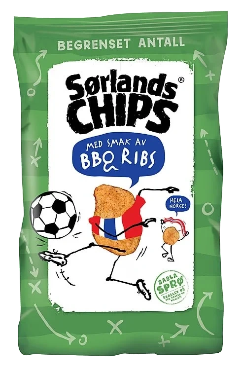 Sørlandschips Bbq Ribs 180g