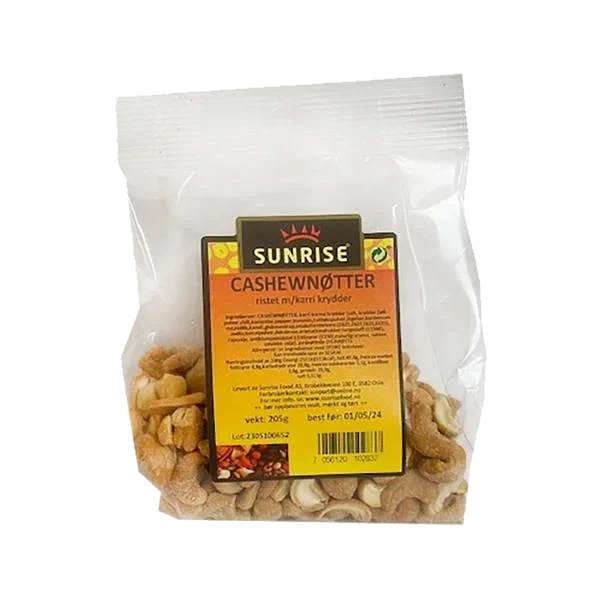 Cashewnøtter m/Karri Krydder