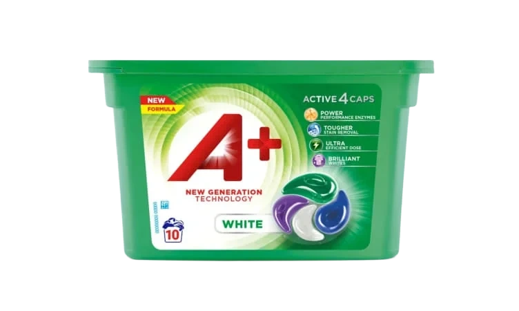 A+ Active 4 White Caps 14stk
