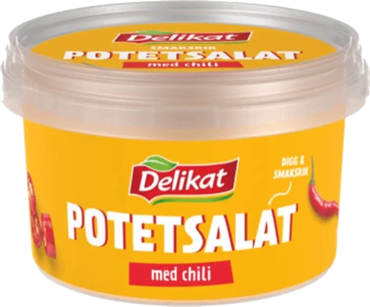 Potetsalat Chili 200g Delikat