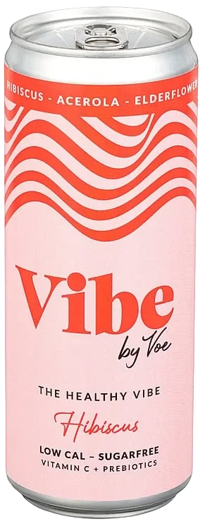 Vibe by voe the healthy vibe hibiscus  24x33cl