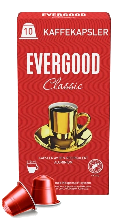 Evergood Classic Kaffekapsel 10stk