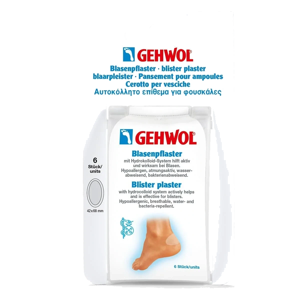 Gehwol Blister Plaster, Large, 6 stk.