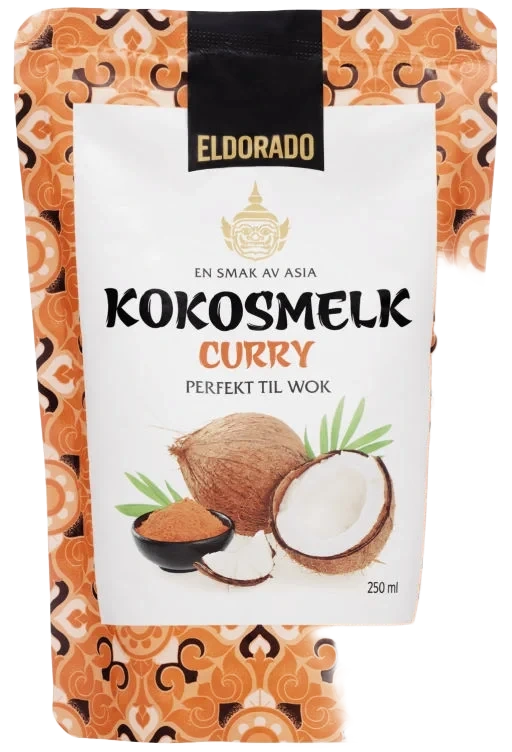 Kokosmelk Curry 250ml Eldorado