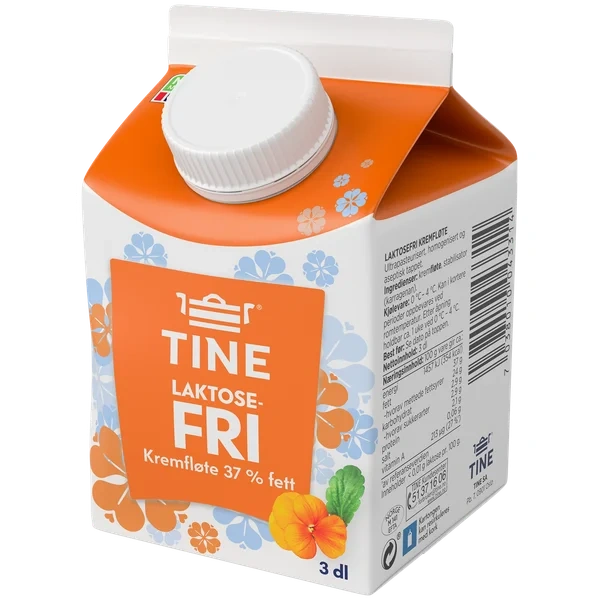 Kremfløte 40% 3dl Laktosefri Tine