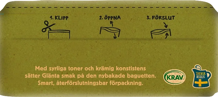 Glänta eko ost 28% ca 500 g