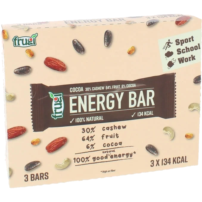 Energibar Cacao 3-pack
